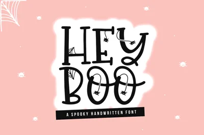 Hey Boo - Spooky Halloween Font