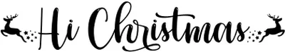Hi Christmas Font