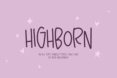 Highborn Sans Font