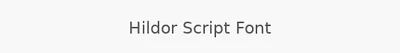 Hildor Script Font