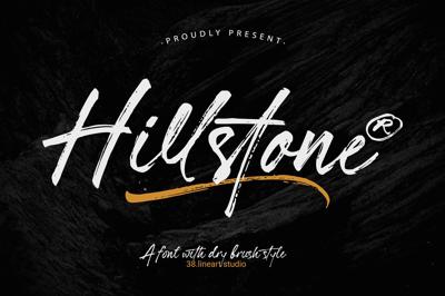 Hillstone - Dry Brush Font Free Download