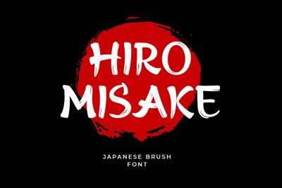 Hiro Misake Brush Japanese Font Free Download