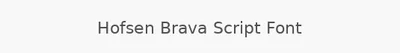 Hofsen Brava Script Font