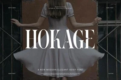 Hokage Elegant Serif Font