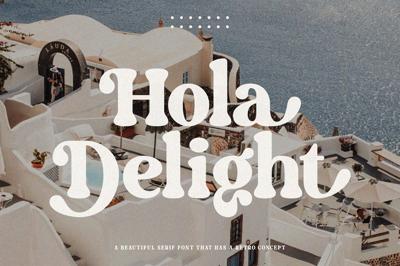 Hola Delight | Vintage Serif Font Free Download