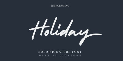 Holiday Font