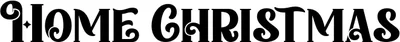 Home Christmas Font