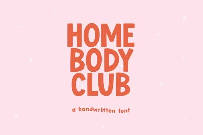 Homebody Club | Sans Font Free Download