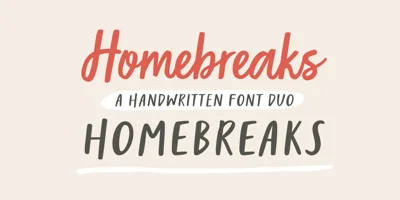 Homebreaks Font