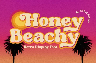 Honey Beachy - Poster & Banner Font