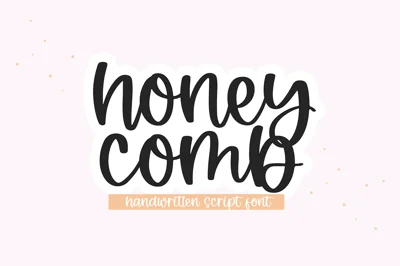 Honeycomb | Handwritten Script Font