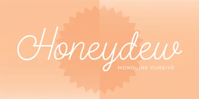 Honeydew Font
