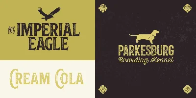 Hops And Barley Font