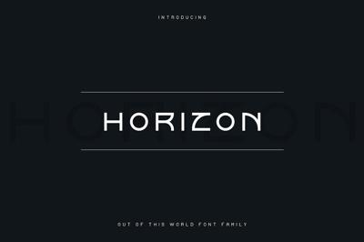 Horizon font family | -50% off Free Download