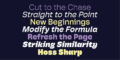 Hoss Sharp Font Free Download