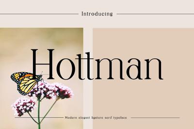 Hottman Ligature Serif Typeface Free Download