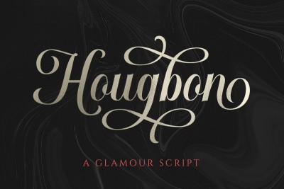 Hougbon Script Font