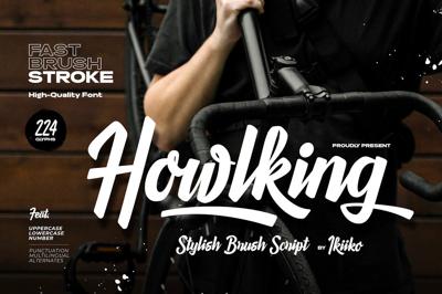 Howlking - Stylish Brush Script Free Download