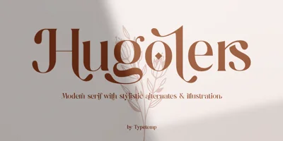 Hugolers Stylish Modern Font