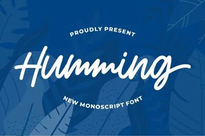 Humming - Monoscript Font