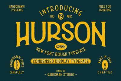 Hurson Rough - Serif Free Download