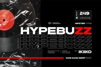 Hypebuzz - Hipster Type Font