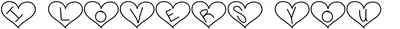 Iloversyou Font