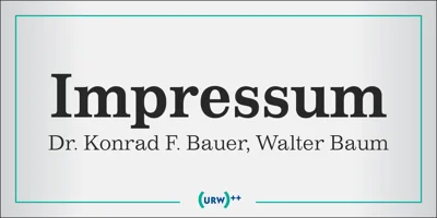 Impressum Font
