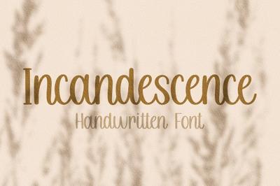 Incandescence Cute Handwritten Font Free Download