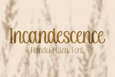 Incandescence Cute Handwritten Font