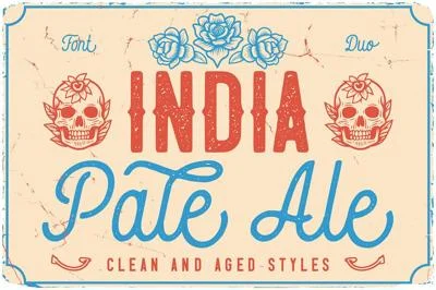 India Pale Ale font DUO