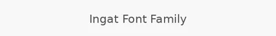 Ingat Font Family