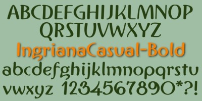 Ingriana Casual Font