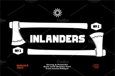INLANDERS - HEAVY BLOCK FONT