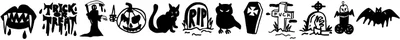 Insane Woodcutter Halloween Font