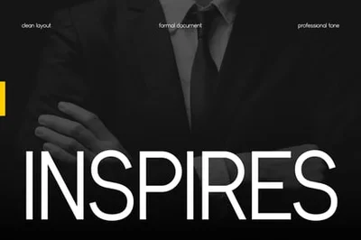 Inspires Elegant Corporate Display Font