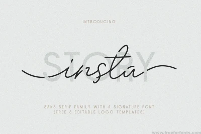 Insta Story Duo Font