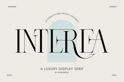 Interea A Luxury Serif Font Free Download