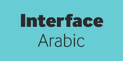 InterFace Arabic Font