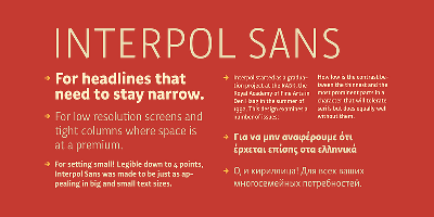 Interpol Sans Font Free Download