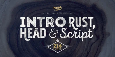 Intro Rust Font