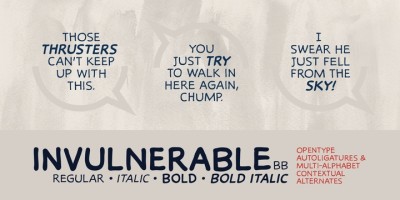 Invulnerable BB Font