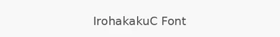 IrohakakuC Font