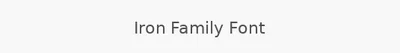 Iron Family Font
