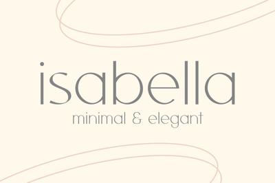 Isabella - Sophisticated Typeface Free Download