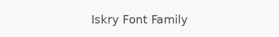 Iskry Font Family