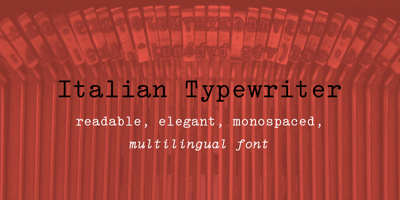 Italian Typewriter Free Download