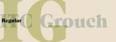 ITC Grouch Font