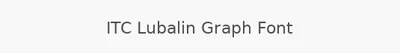 ITC Lubalin Graph Font