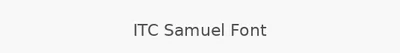 ITC Samuel Font
